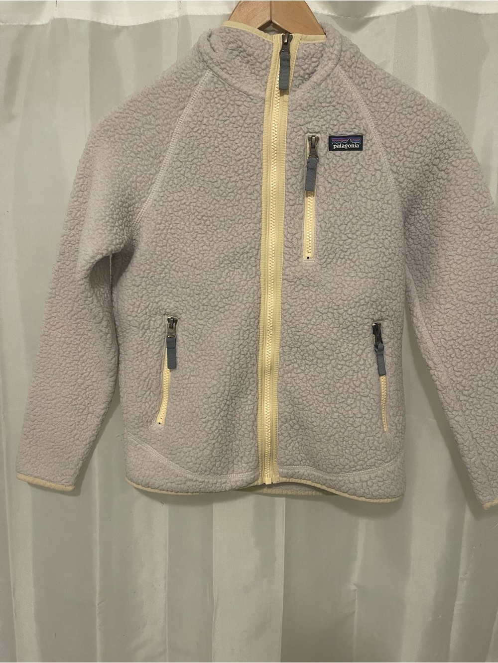 Patagonia Sherpa Zip Up Sweater Kids Medium 10 Fleece Jacket